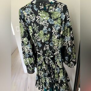 Floral Long-Sleeve Dress